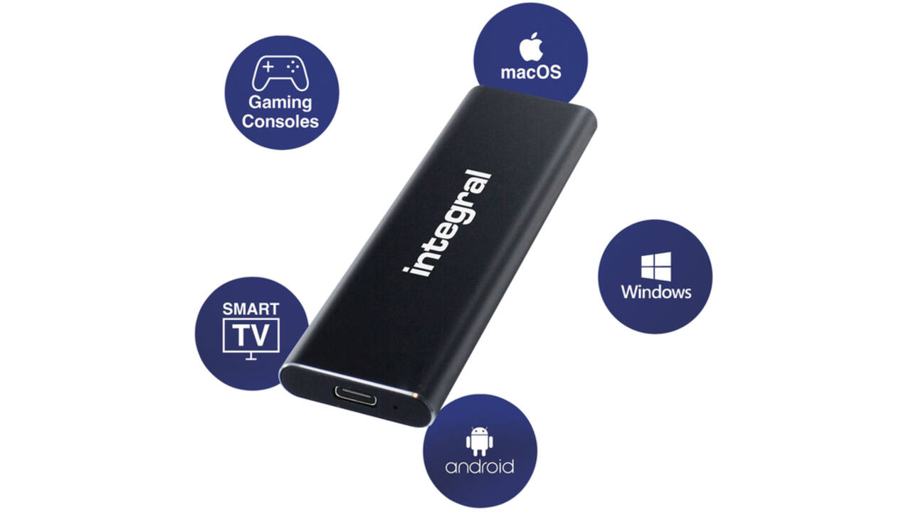 SSD Integral USB-C extern portable 3.2 1TB