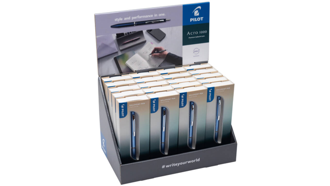 Balpen PILOT Acro 1000 medium assorti