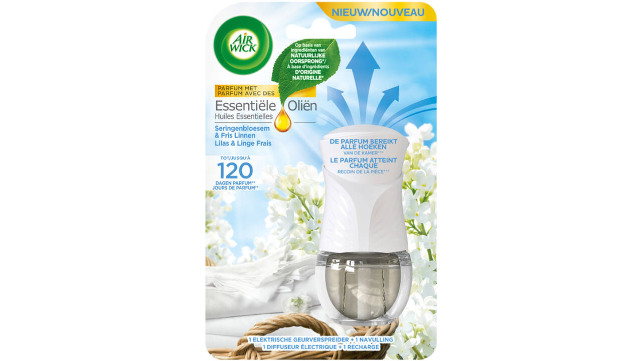 Luchtverfrisser AirWick Electrical Soft Cotton Starter Kit 19ml