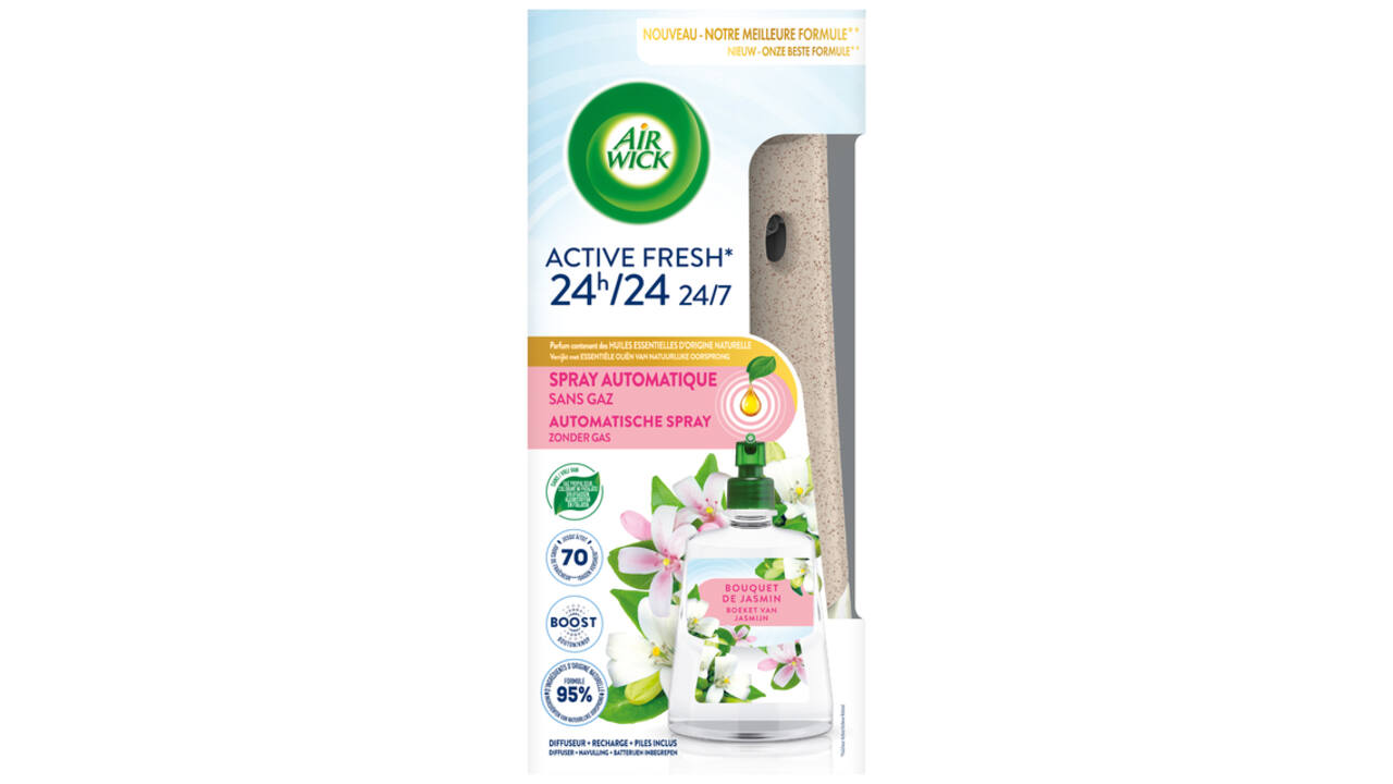 Luchtverfrisser AirWick AF Jasmine Bouquet Starter Kit 228ml