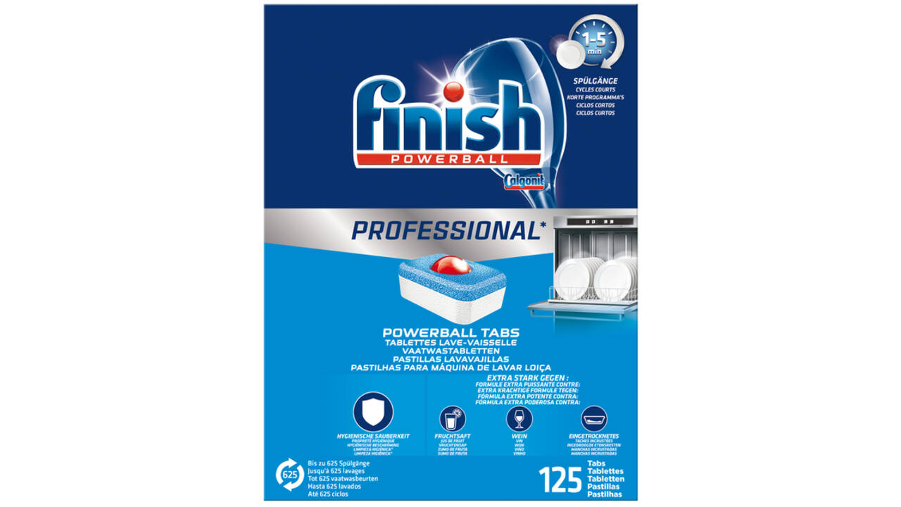 Vaatwastabletten Finish Professional Tabs 125 stuks