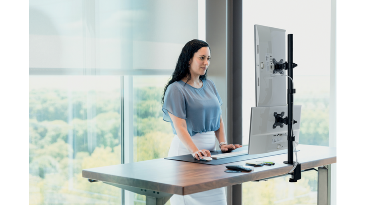 Monitorarm Kensington Dubbele Verticale Bevestiging