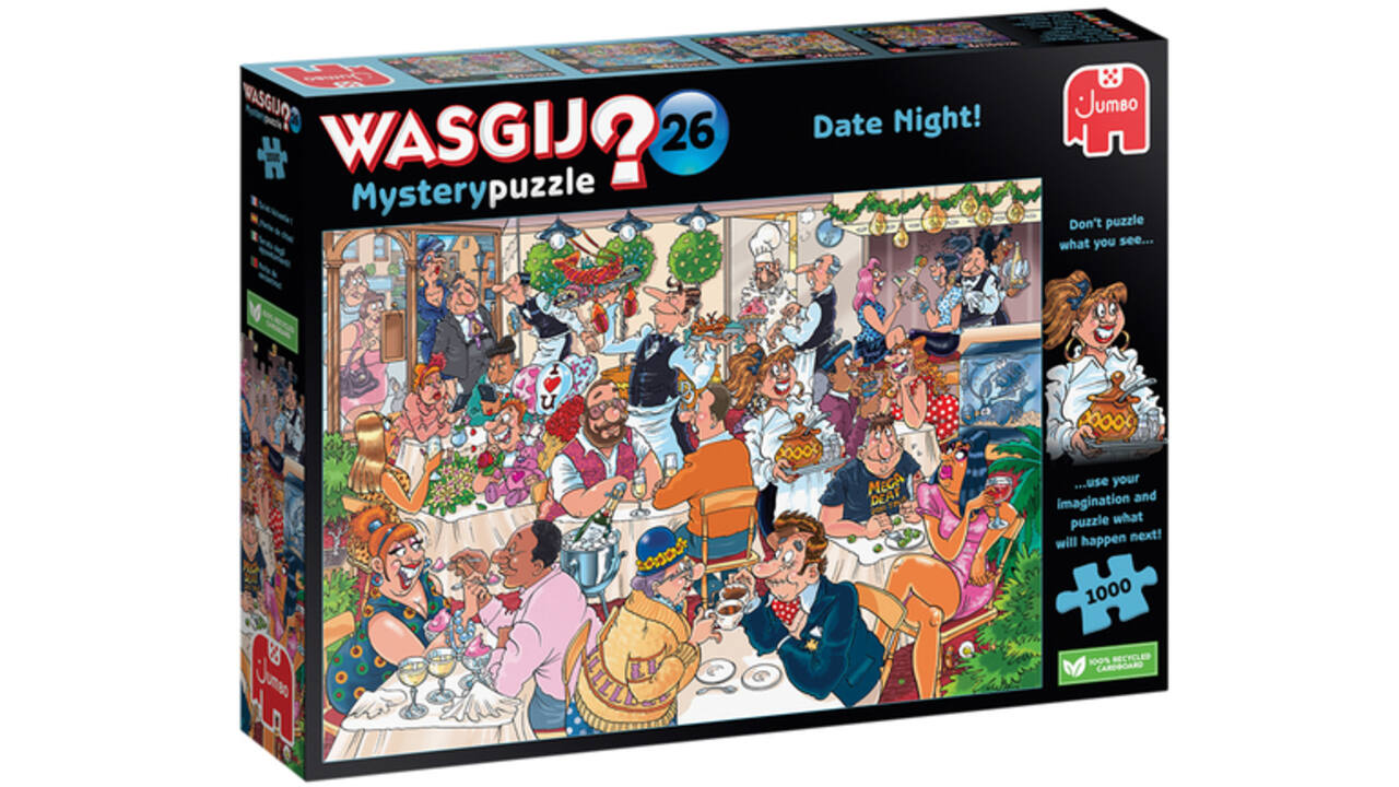 Puzzel Wasgij Mystery 26 Date Night! 1000 stukjes
