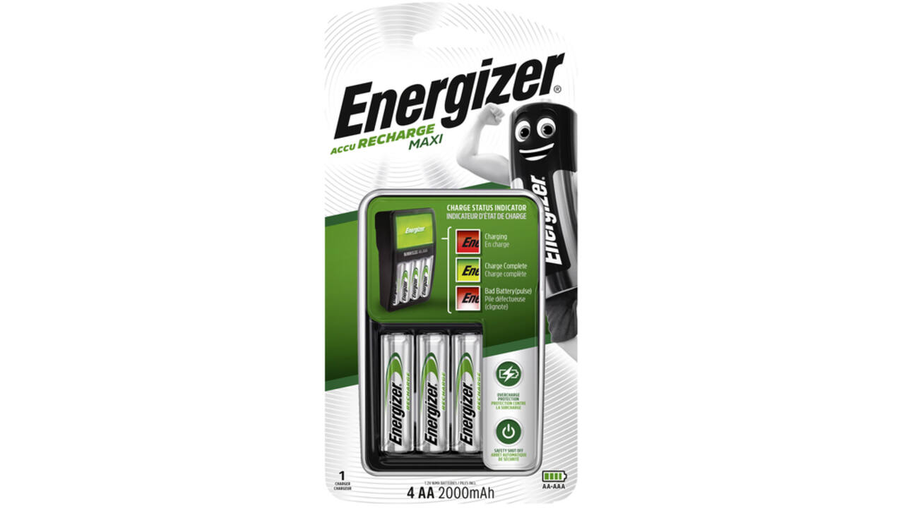 Batterij oplader Energizer incl batterijen 4xAA