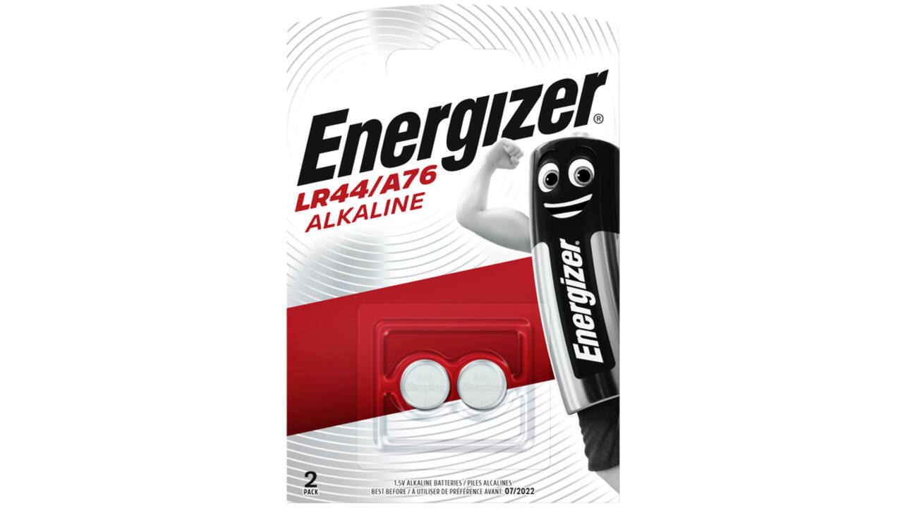 Batterij Energizer knoopcel 2xLR44 alkaline