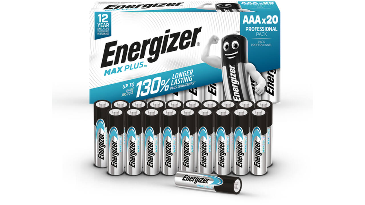 Batterij Energizer Max Plus 20xAAA alkaline