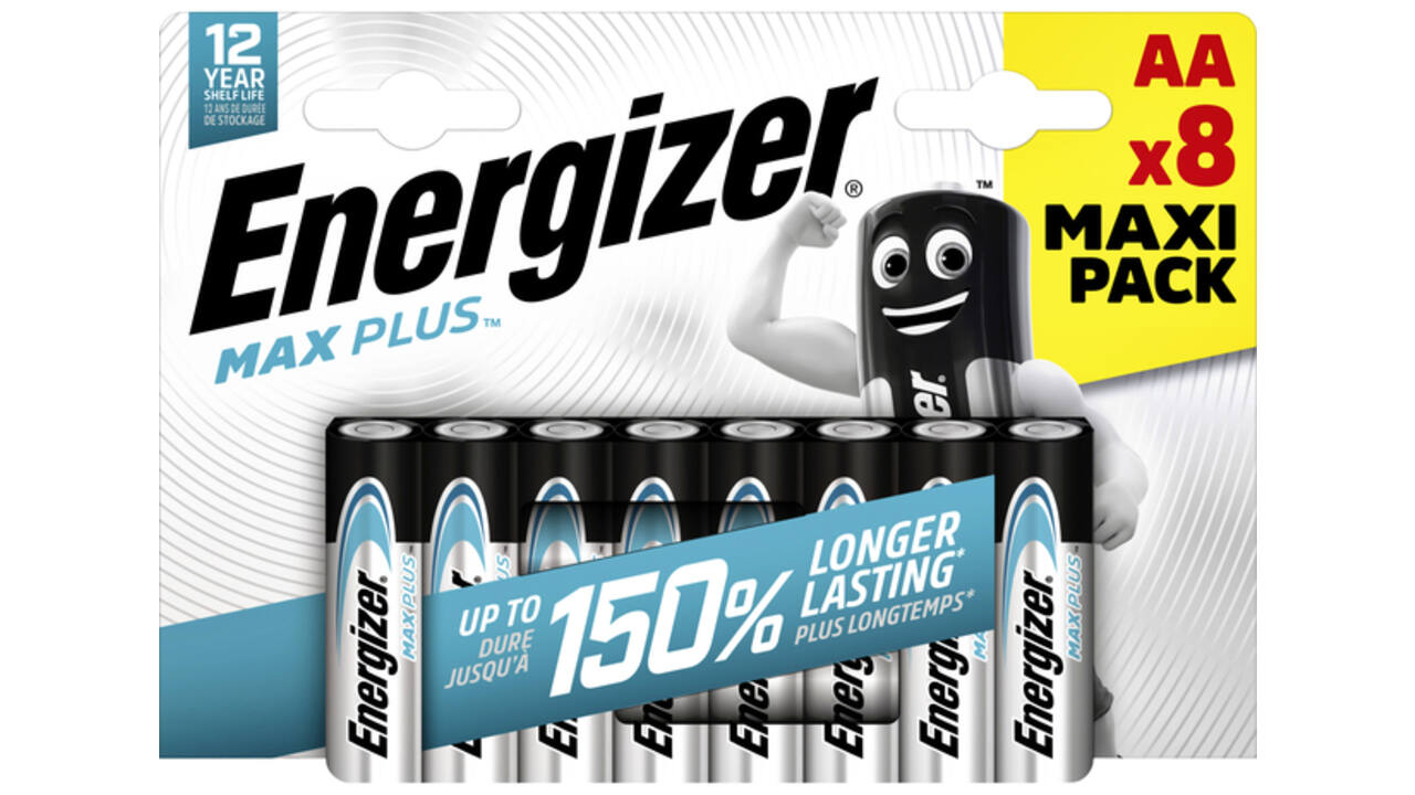 Batterij Energizer Max Plus 8xAA alkaline