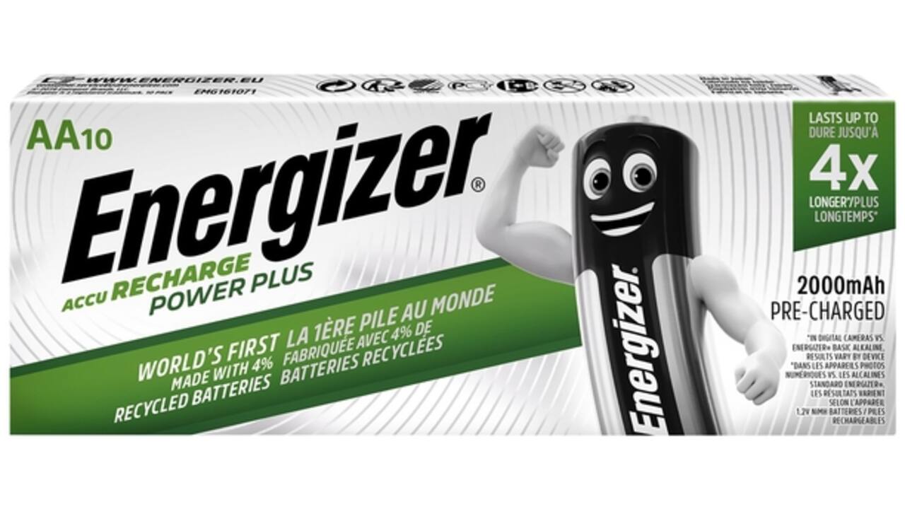 Batterij oplaadbaar Energizer 10xAA 2000mAh