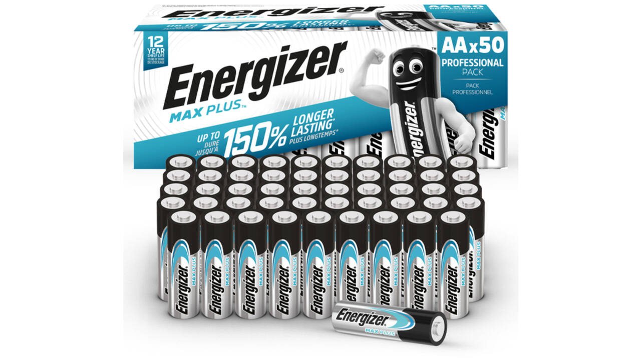 Batterij Energizer Max Plus 50xAA alkaline