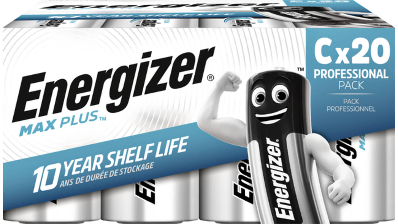 Batterij Energizer Max Plus 20xC alkaline