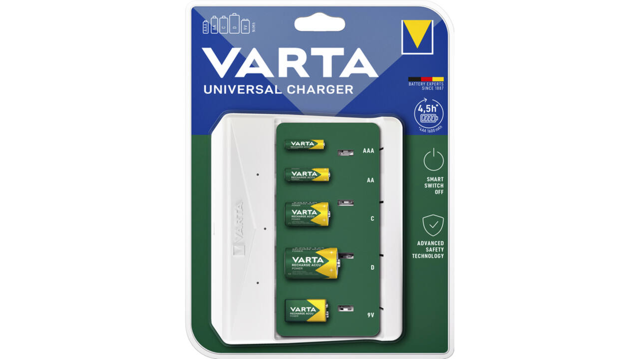 Batterij oplader Varta Universal