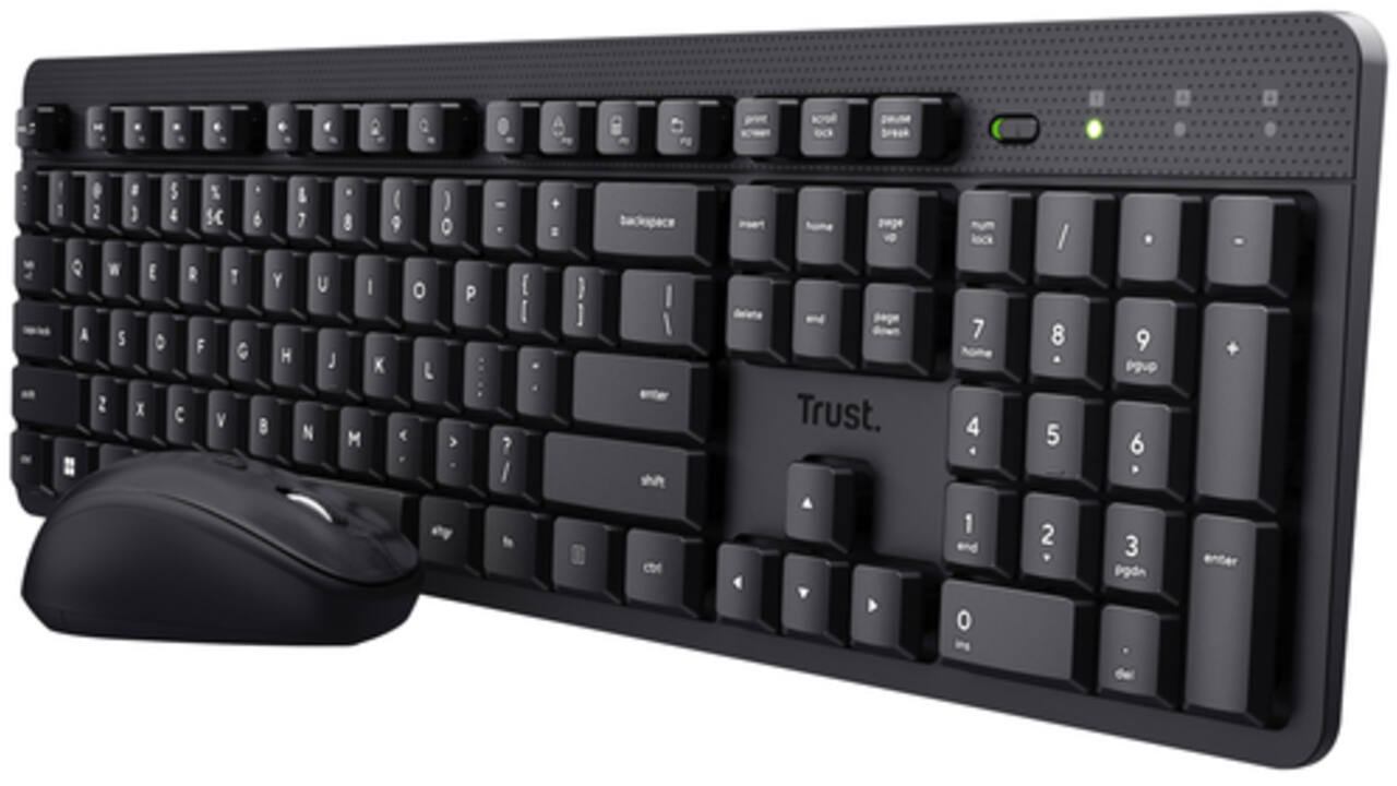 Toetsenbord Trust Ody II draadloos + muis AZERTY 25363