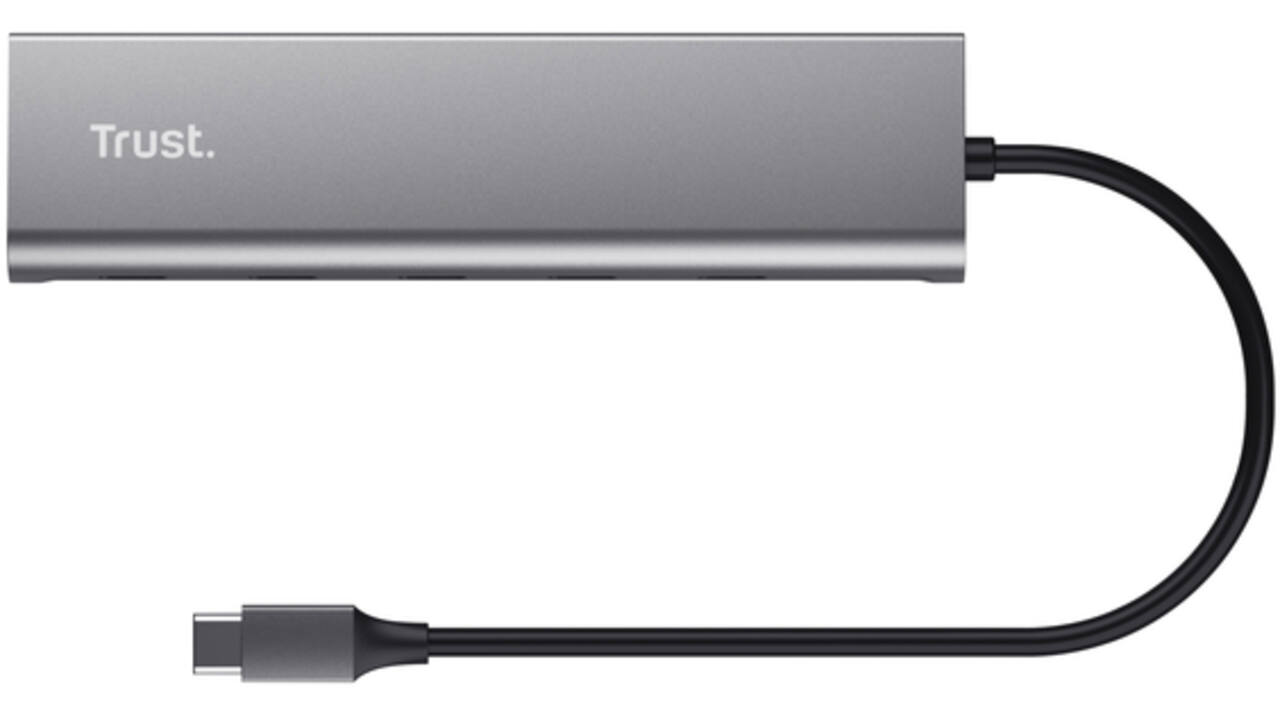 Hub Trust USB-C Halyx 5 poorts 25136