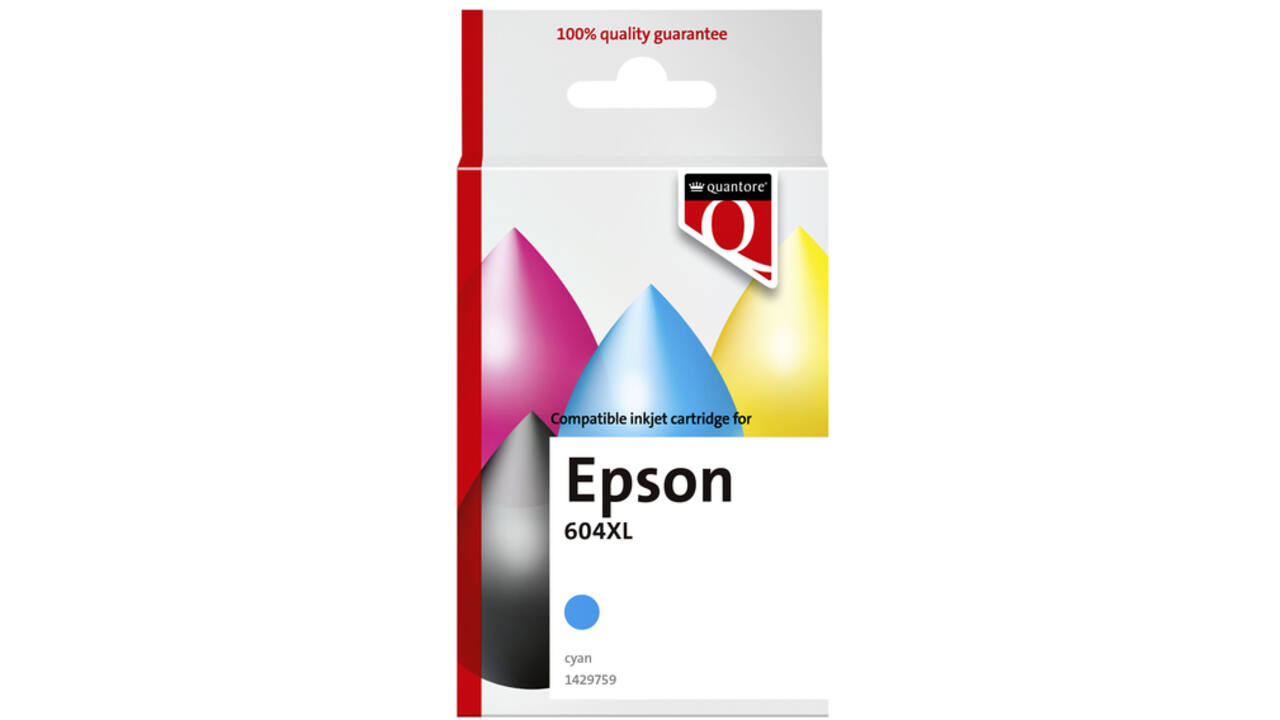 Inktcartridge Quantore alternatief tbv Epson 604XL T10H24 blauw