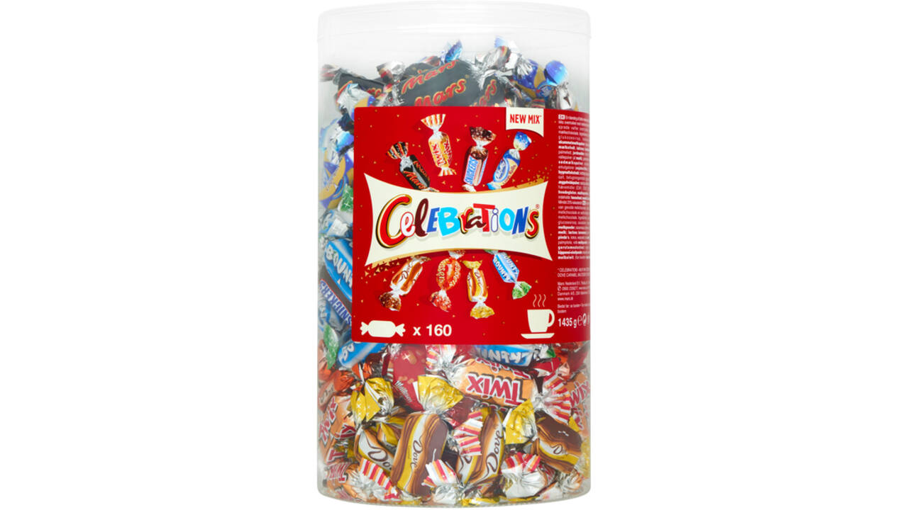 Chocolade Celebrations koker 1435gr