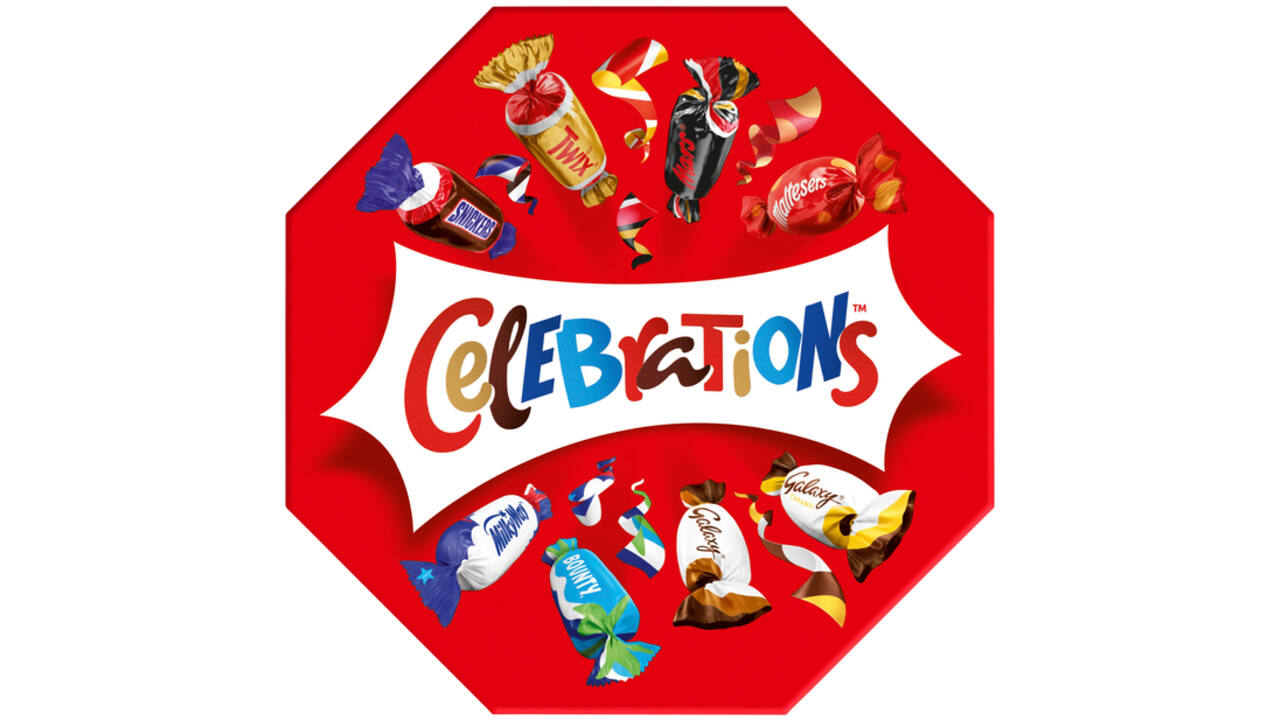 Chocolade Celebrations doos 385gr
