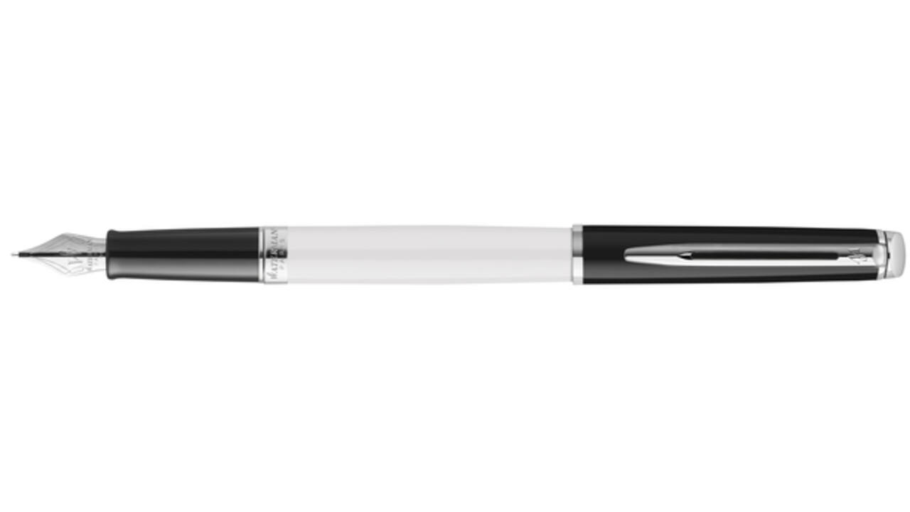 Vulpen Waterman Hémisphère Colour Blocking black en white CT medium