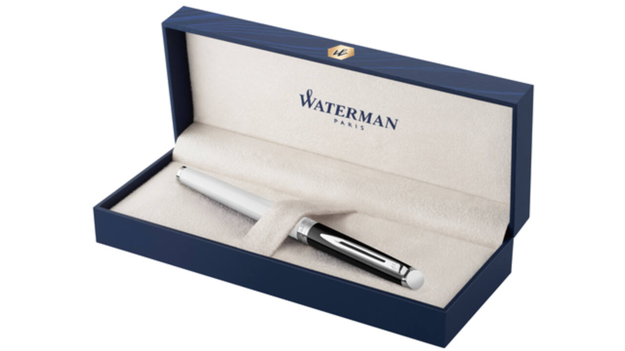 Vulpen Waterman Hémisphère Colour Blocking black en white CT medium