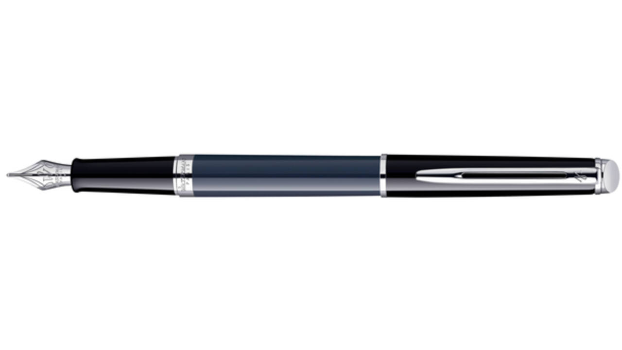 Vulpen Waterman Hémisphère Colour Blocking black en blue CT medium