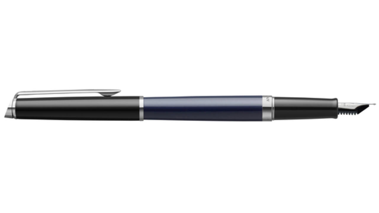 Vulpen Waterman Hémisphère Colour Blocking black en blue CT medium
