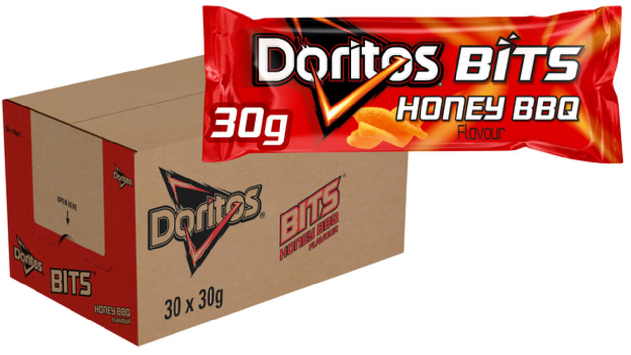 Chips Doritos Bits twisties honey bbq zak 30gr