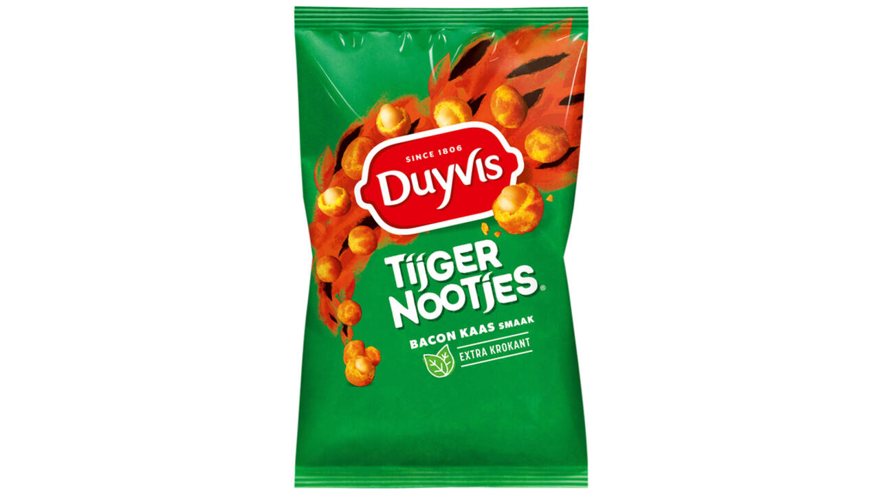 Tijgernootjes Duyvis bacon kaas zak 1kg