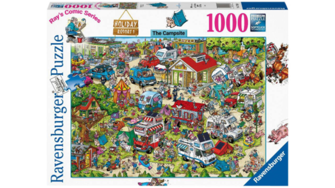 Puzzel Ray Comics Holiday resort 1 The campsite 1000 stukjes