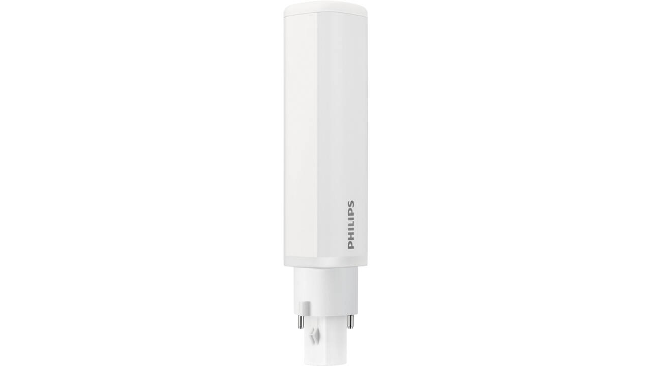Ledlamp Philips CorePro G24D-2 2pin 6.5W 650lumen 3000K warm wit
