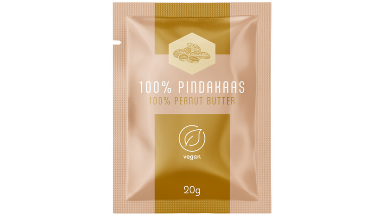 Pindakaas van Oordt 100% 100x20 gram