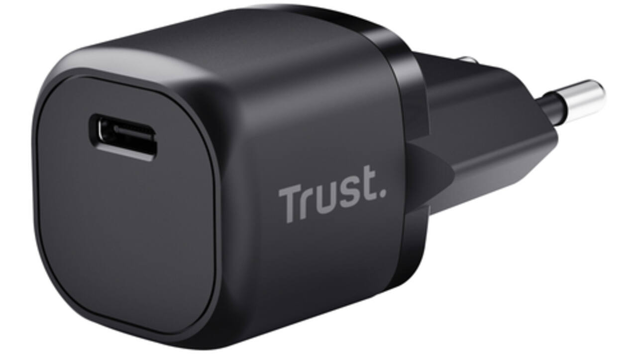 Oplader Trust Maxo 20W USB-C zwart