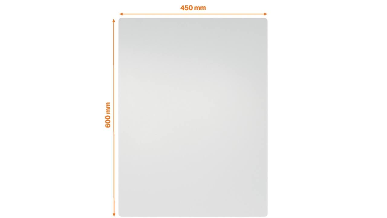 Whiteboard Nobo frameloos modulair 60x45cm