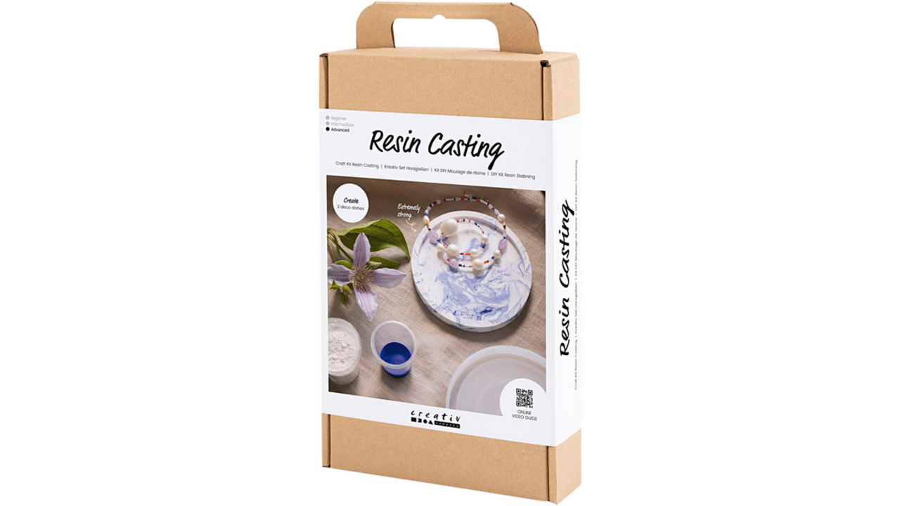 Hobbyset Creativ Company Hars Gieten dienblad met marmereffect