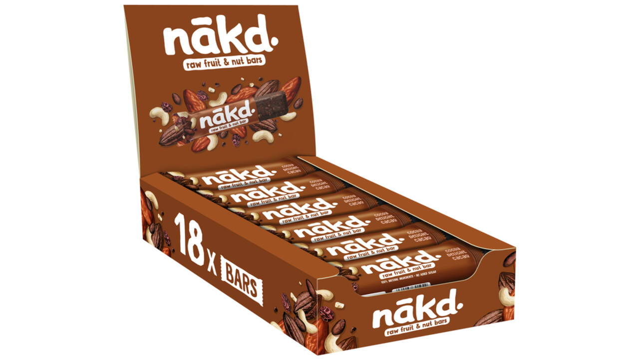 Fruit- en notenreep NAKD cocoa delight 18x35 gram