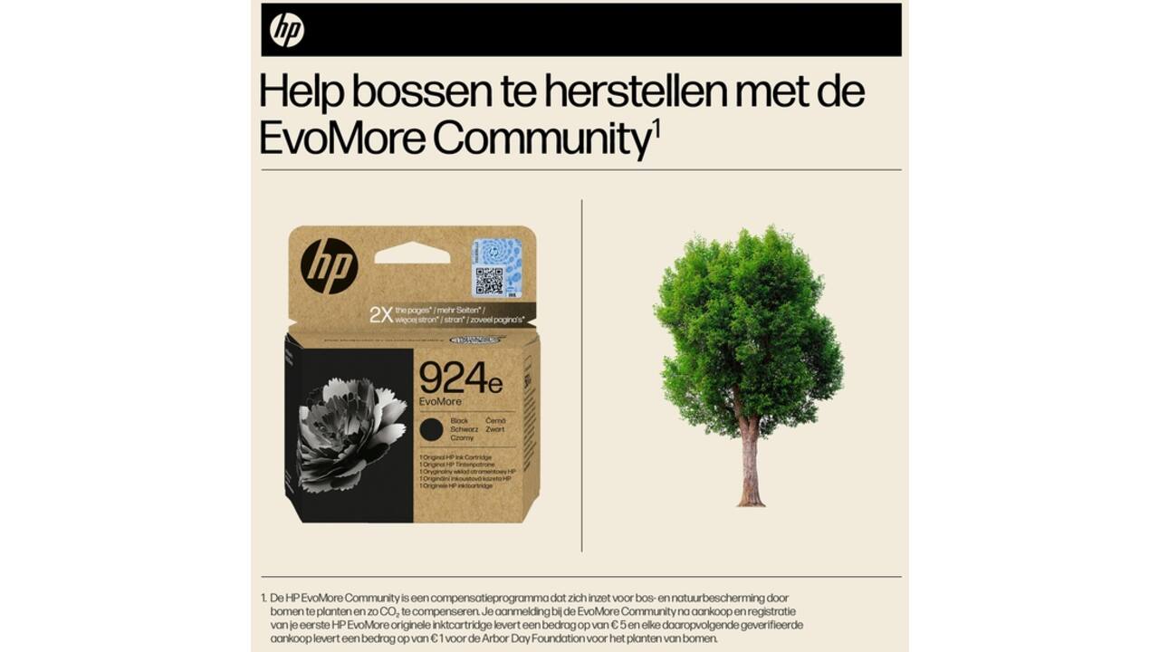 Inktcartridge HP 4K0V0NE 924E Evomore zwart