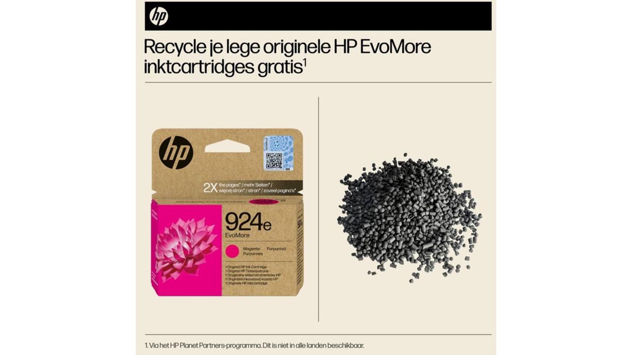 Inktcartridge HP 4K0U8NE 924E Evomore rood