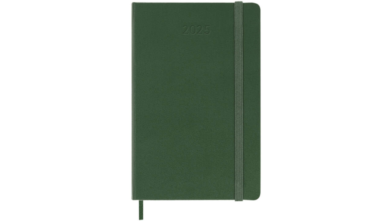Agenda 2025 Moleskine 12M Planner Weekly 7dagen/1pagina pocket hc myrtle green