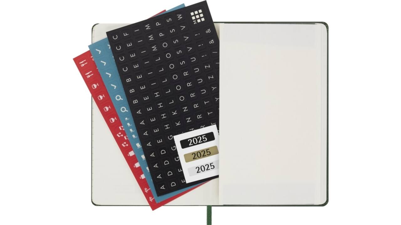 Agenda 2025 Moleskine 12M Planner Weekly 7dagen/1pagina pocket hc myrtle green