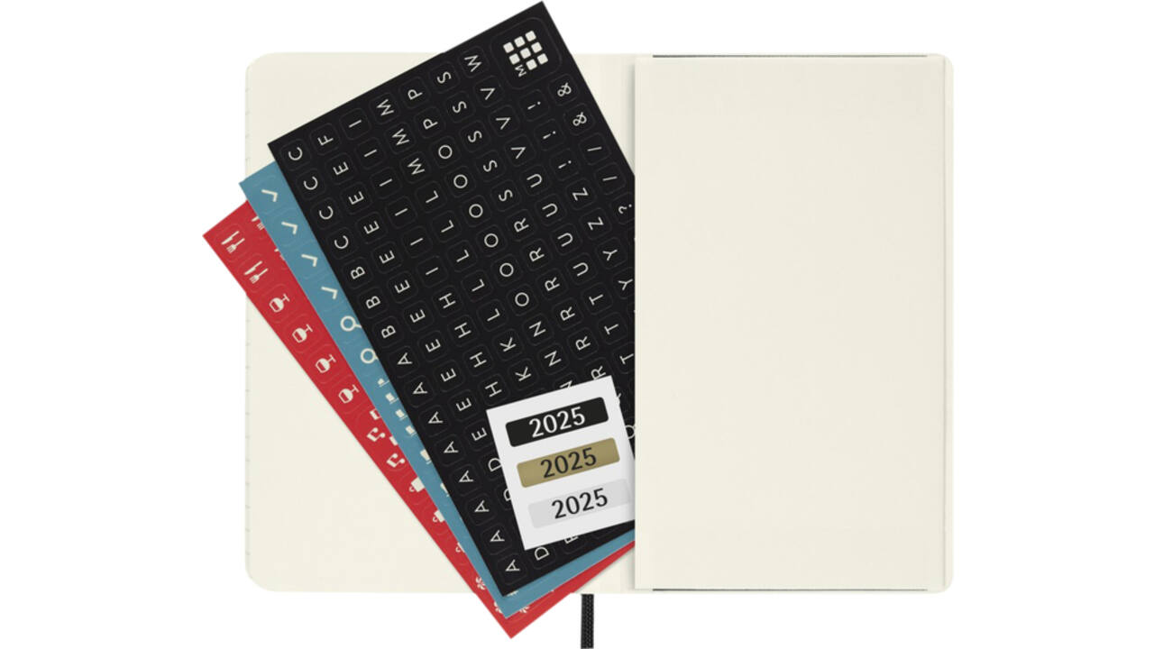 Agenda 2025 Moleskine 12M Planner Weekly 7dagen/1pagina pocket sc black