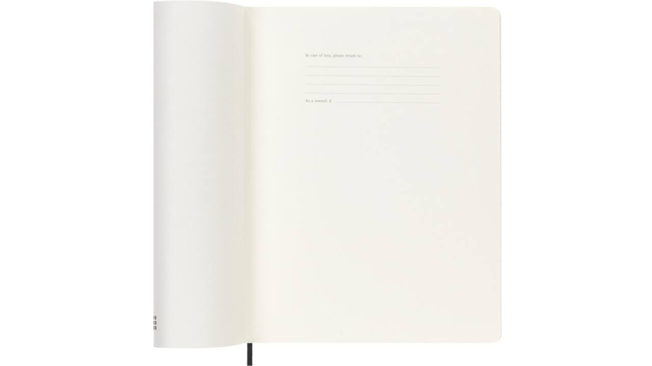Agenda 2024/2025 Moleskine 18M Planner Weekly 7dagen/1pagina extra large sc black