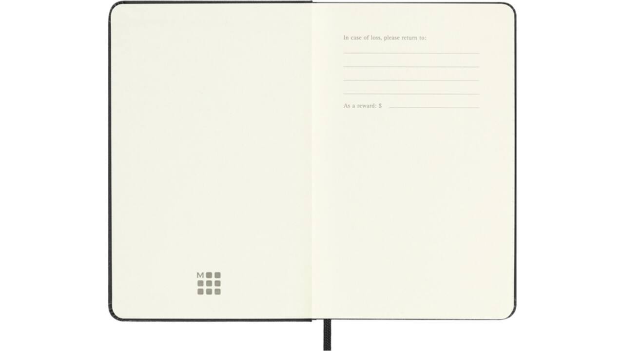 Agenda 2025 Moleskine 12M Planner Weekly 7dagen/2pagina's pocket hc black