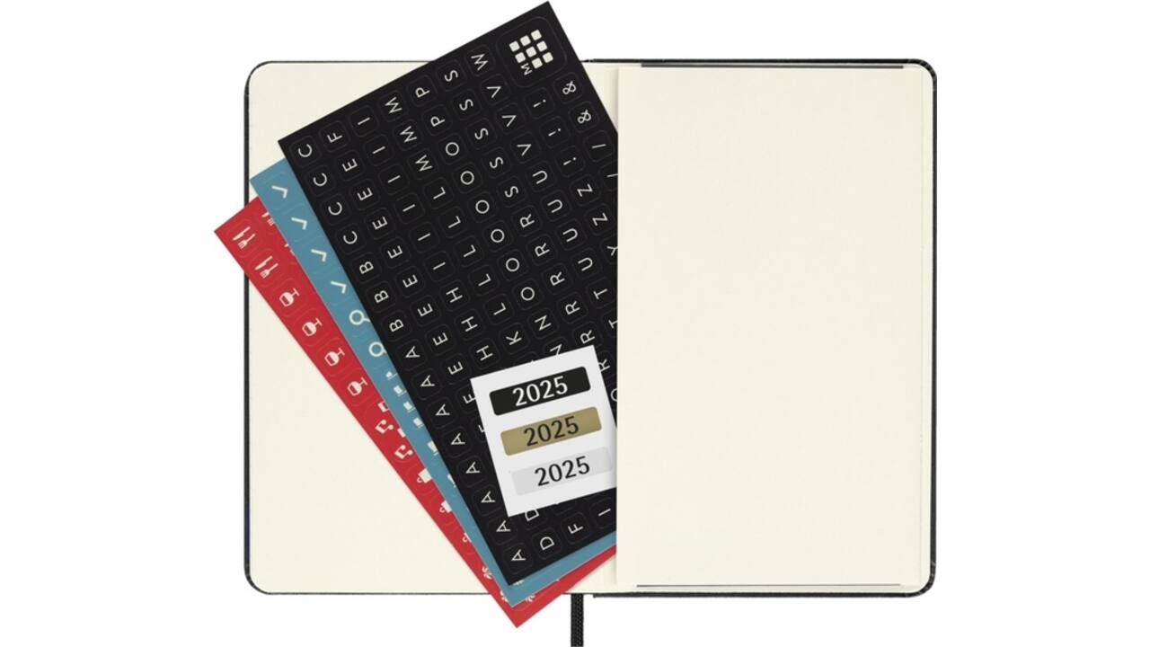 Agenda 2025 Moleskine 12M Planner Weekly 7dagen/2pagina's pocket hc black