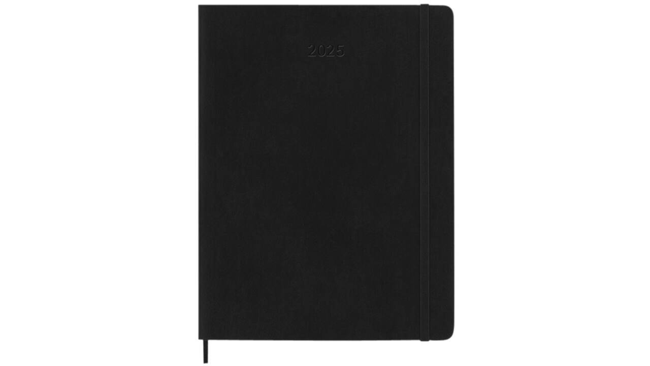 Agenda 2025 Moleskine 12M Planner Weekly 7dagen/1pagina extra large sc black