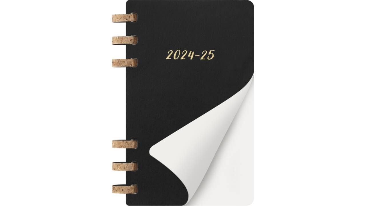 Agenda 2024/2025 Moleskine 12M Academic planner 7dagen/2pagina's large sc black