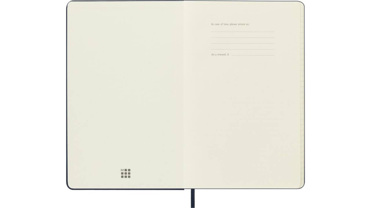 Agenda 2024/2025 Moleskine 18M Planner Weekly 7dagen/1pagina large hc sapphire blue