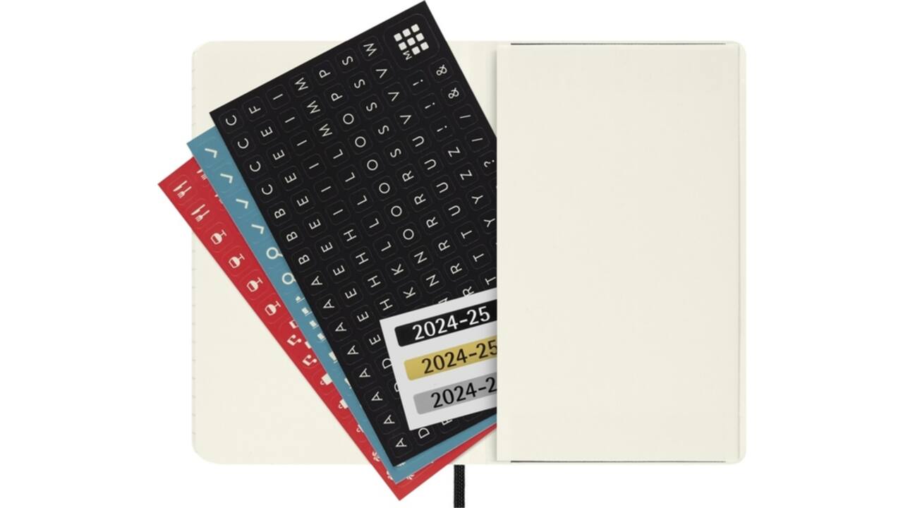 Agenda 2024/2025 Moleskine 18M Planner Weekly 7dagen/1pagina pocket sc black