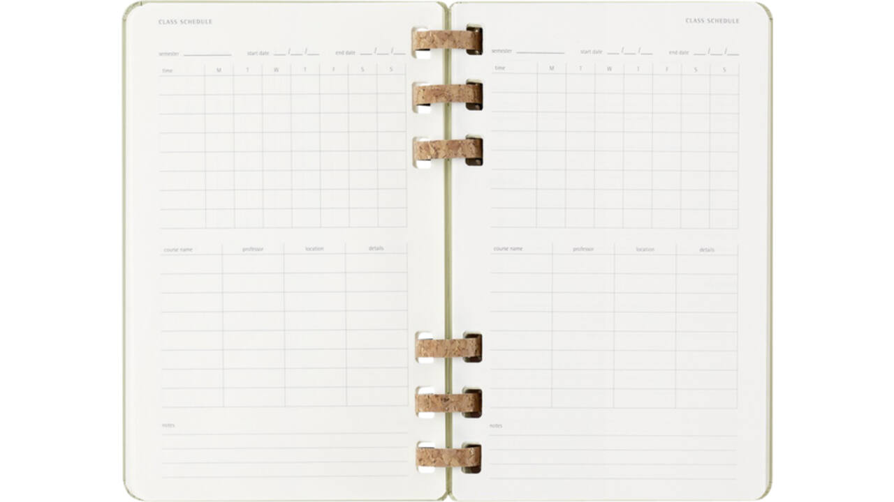 Agenda 2024/2025 Moleskine 12M Academic planner 7dagen/2pagina's large hc crush kiwi