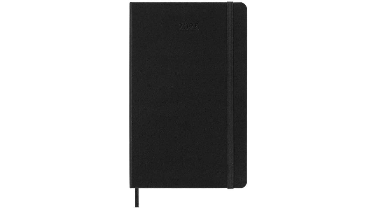 Agenda 2025 Moleskine 12M Planner Weekly 7dagen/2pagina's large hc black