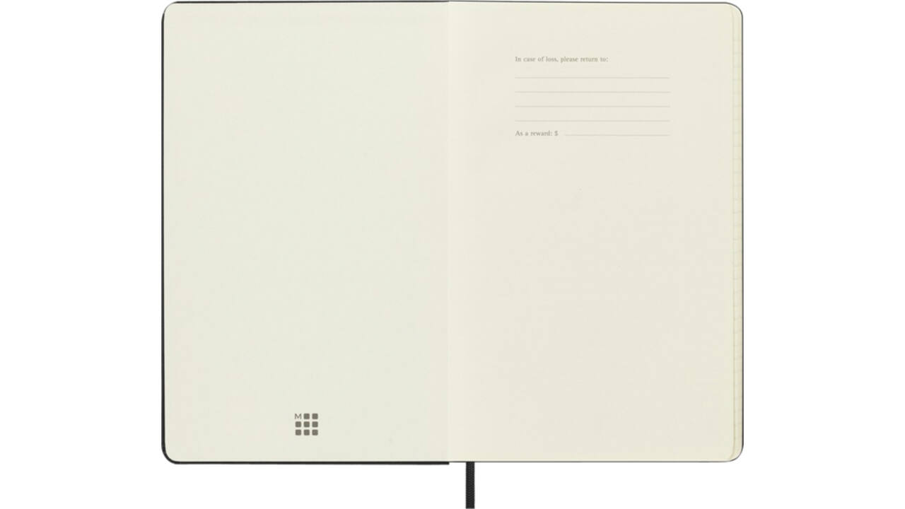 Agenda 2025 Moleskine 12M Planner Weekly 7dagen/2pagina's large hc black