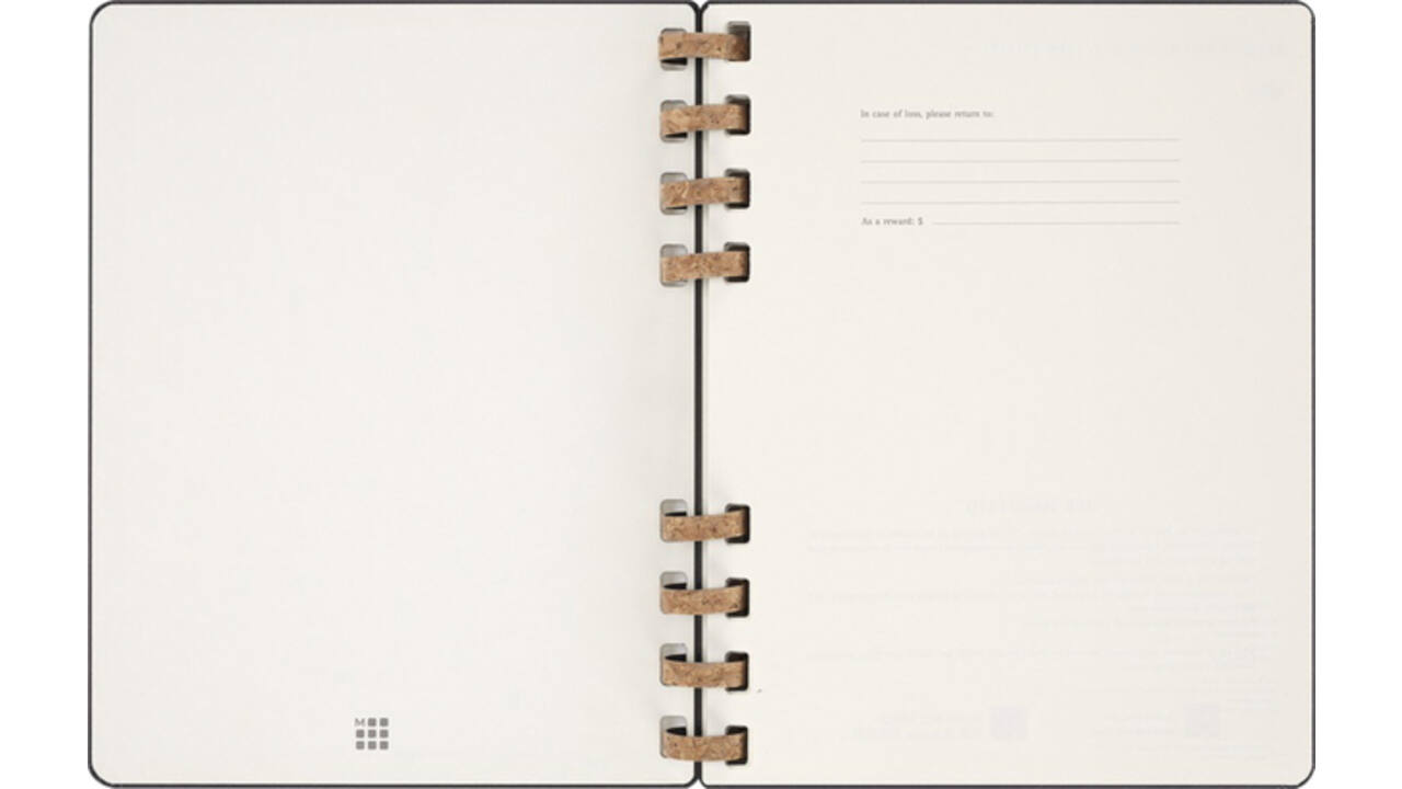 Life planner 2025 Moleskine 12M Spiral 7dagen/2pagina's extra large hc black