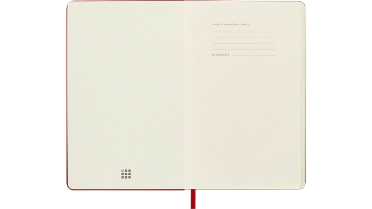 Agenda 2025 Moleskine 12M Planner Weekly 7dagen/1pagina pocket hc scarlet red